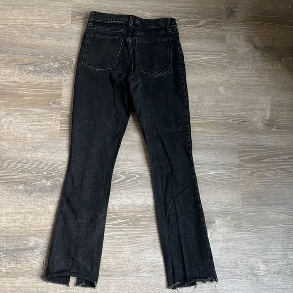 A&F High Rise Skinny Split Hem Jeans - Picture 3 of 10